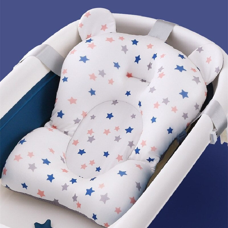 ISAKEN Baby Bath Cushion, Foldable Newborn Bath Seat Pad, Bathtub Supp –  BABACLICK